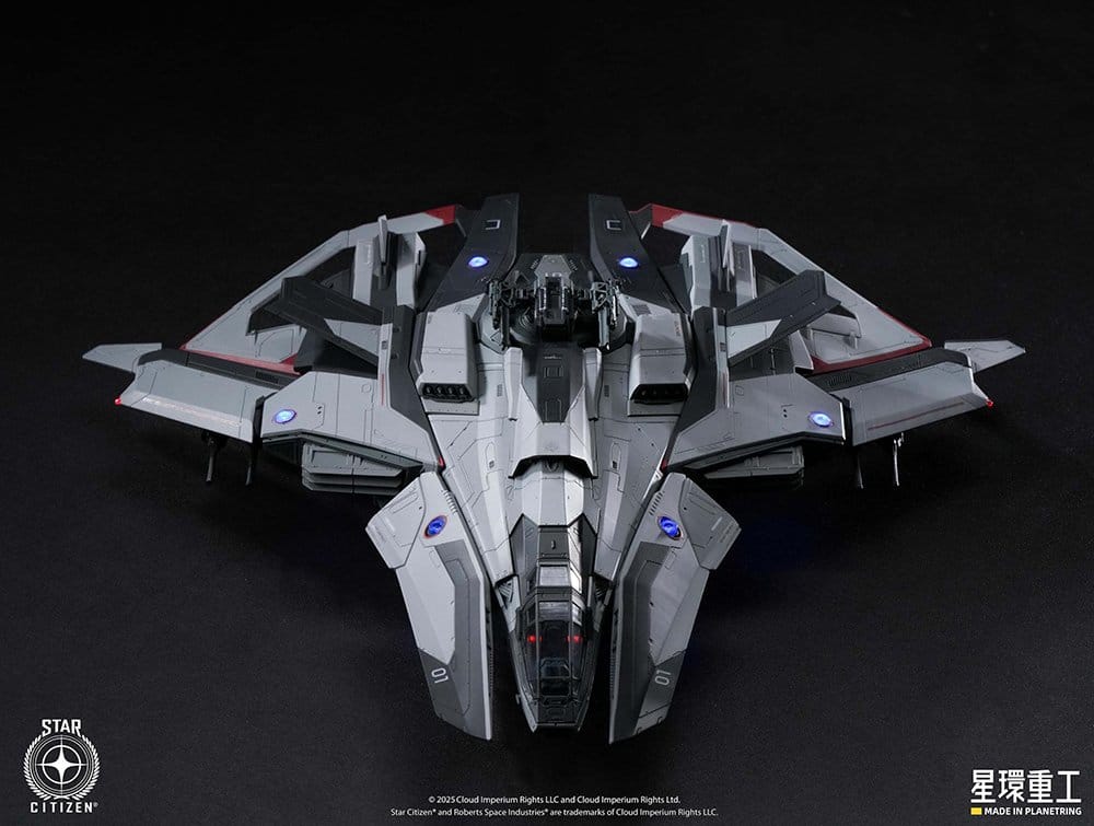 Star Citizen Plastmodell Kit 1/100 Anvil F8C Lightning Förmonterad Modell Ver 25 cm