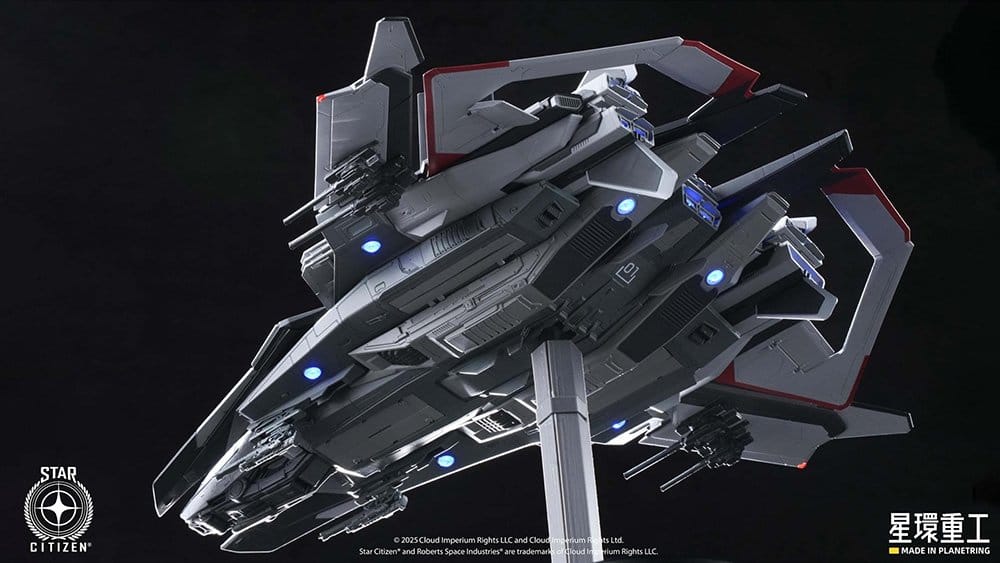 Star Citizen Plastmodell Kit 1/100 Anvil F8C Lightning Förmonterad Modell Ver 25 cm