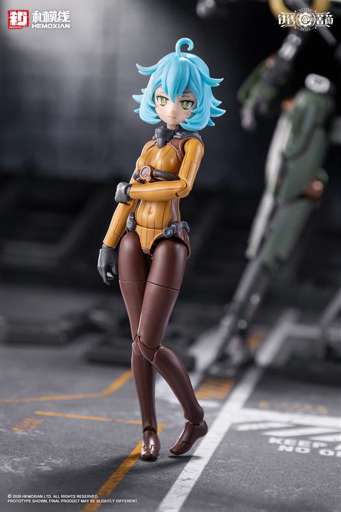 Rusted Brier plastmodell 1/12 Rhande Koskinen & RTP-10A cutting edge V-HS Tactical Fighter 20 cm