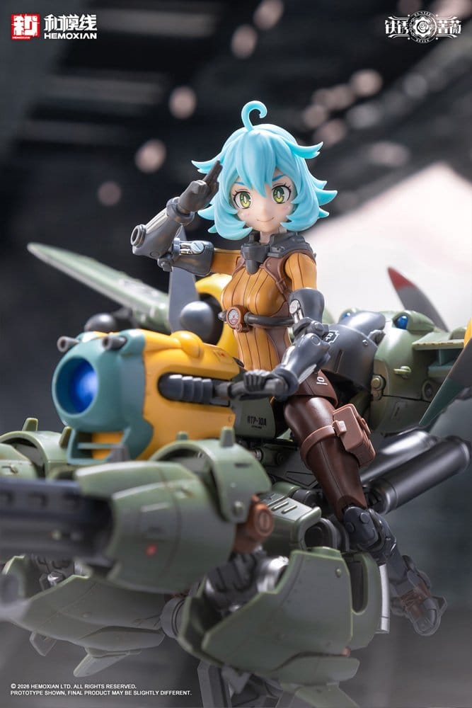 Rusted Brier plastmodell 1/12 Rhande Koskinen & RTP-10A cutting edge V-HS Tactical Fighter 20 cm
