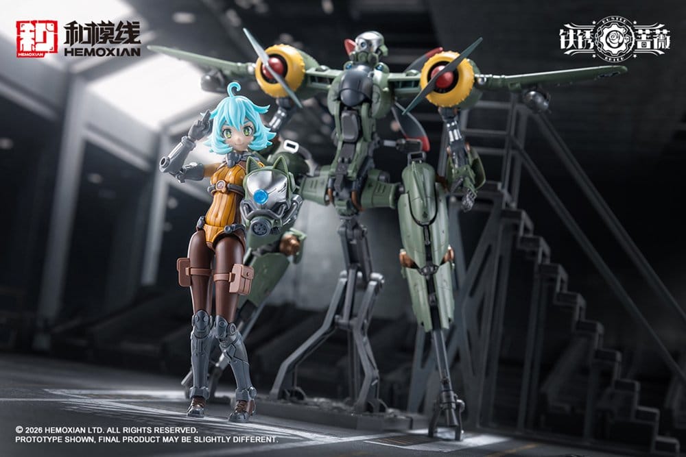Rusted Brier plastmodell 1/12 Rhande Koskinen & RTP-10A cutting edge V-HS Tactical Fighter 20 cm