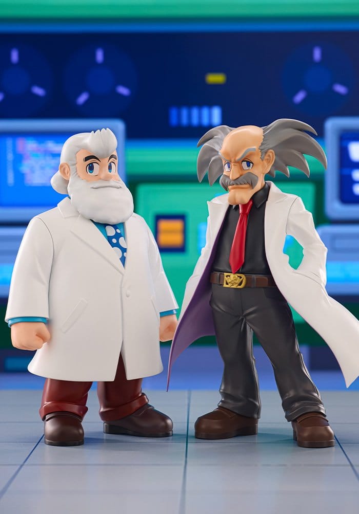 Mega Man Oshi Works PVC-figurer 2-pack Dr. Wily & Dr. Light