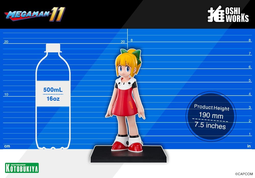 Mega Man Oshi Works PVC-figur Roll, 19 cm