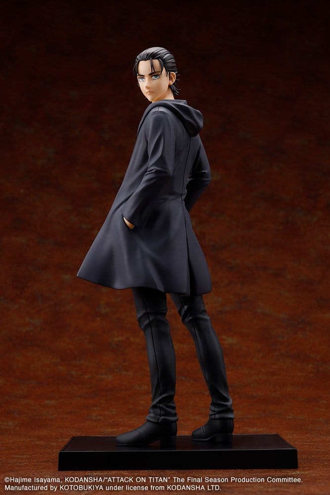 Attack on Titan: Den sista säsongen Oshi Works PVC-figur Eren Yeager Den sista säsongen version, 23 cm