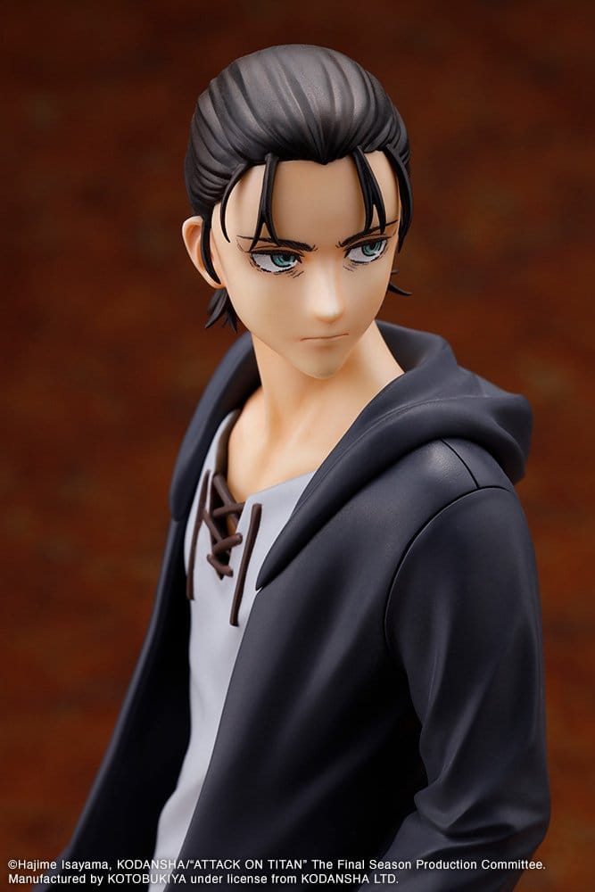 Attack on Titan: Den sista säsongen Oshi Works PVC-figur Eren Yeager Den sista säsongen version, 23 cm
