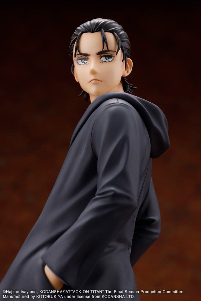 Attack on Titan: Den sista säsongen Oshi Works PVC-figur Eren Yeager Den sista säsongen version, 23 cm