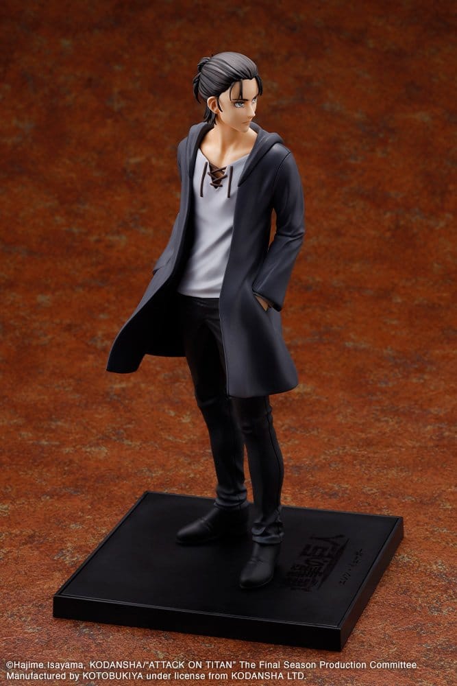 Attack on Titan: Den sista säsongen Oshi Works PVC-figur Eren Yeager Den sista säsongen version, 23 cm