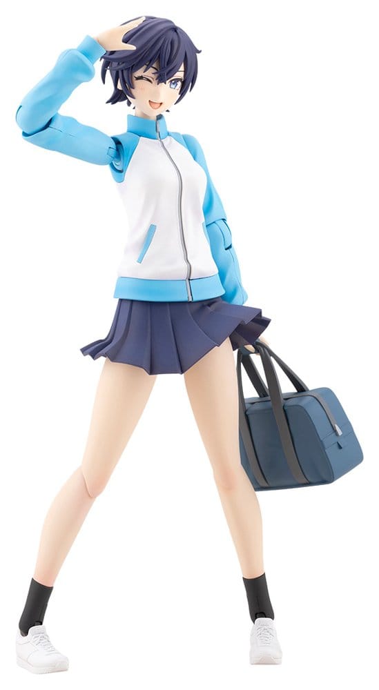 Sousai Shojo Teien Plastmodellbyggsats 1/10 Rui Saotome Touou High School träningsdräkt 16 cm