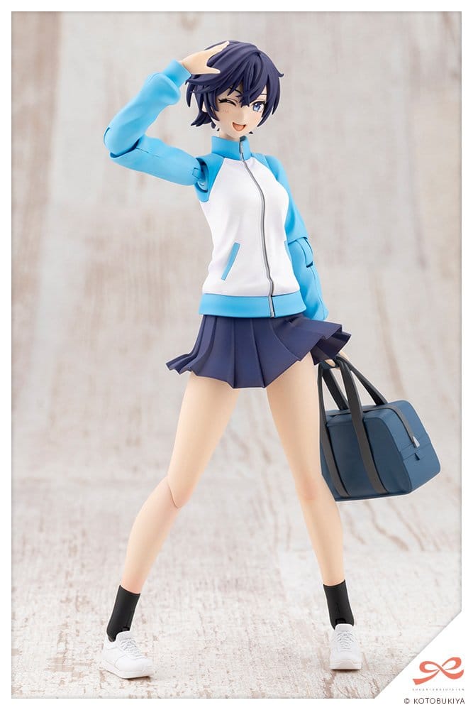 Sousai Shojo Teien Plastmodellbyggsats 1/10 Rui Saotome Touou High School träningsdräkt 16 cm