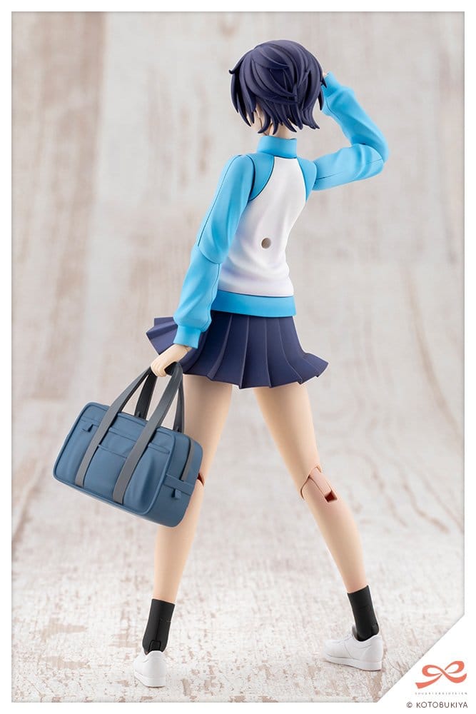 Sousai Shojo Teien Plastmodellbyggsats 1/10 Rui Saotome Touou High School träningsdräkt 16 cm