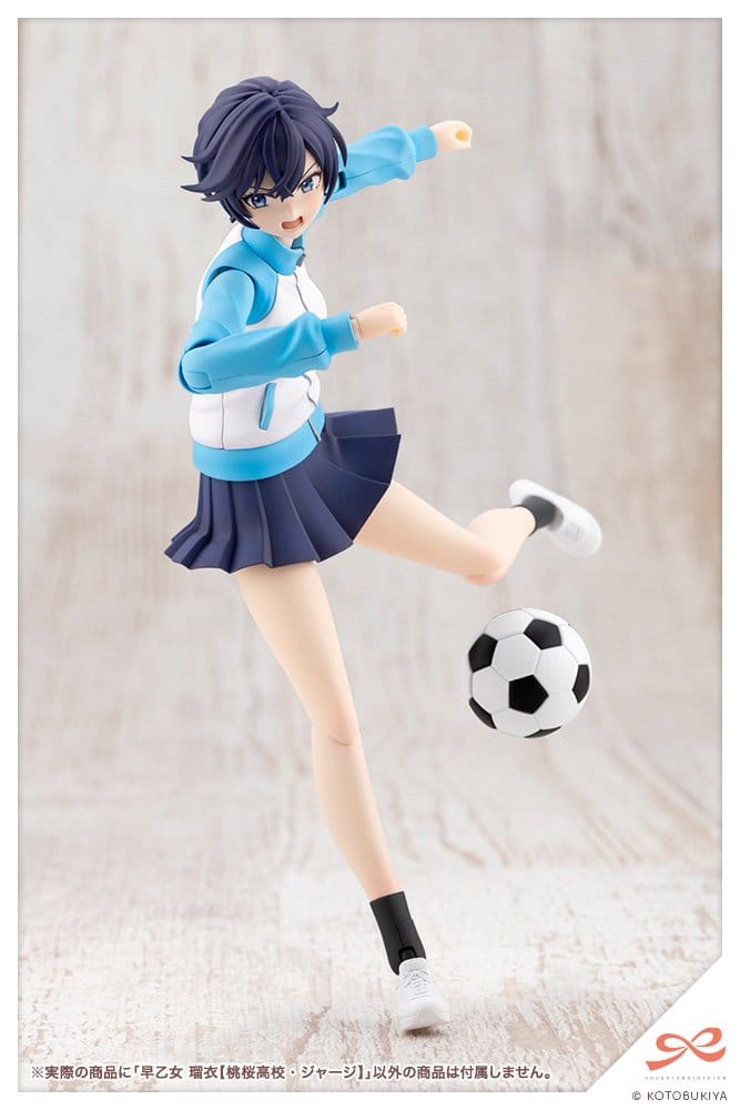 Sousai Shojo Teien Plastmodellbyggsats 1/10 Rui Saotome Touou High School träningsdräkt 16 cm