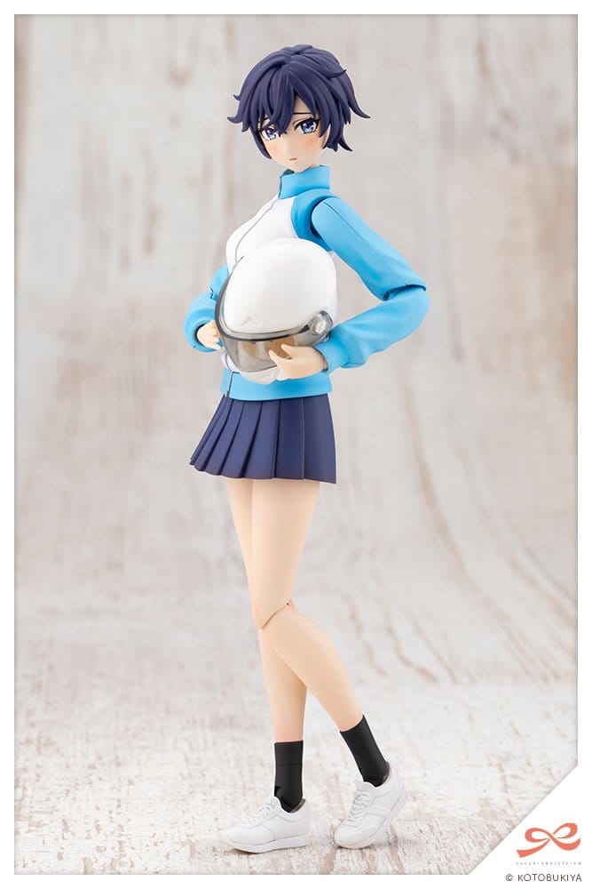 Sousai Shojo Teien Plastmodellbyggsats 1/10 Rui Saotome Touou High School träningsdräkt 16 cm