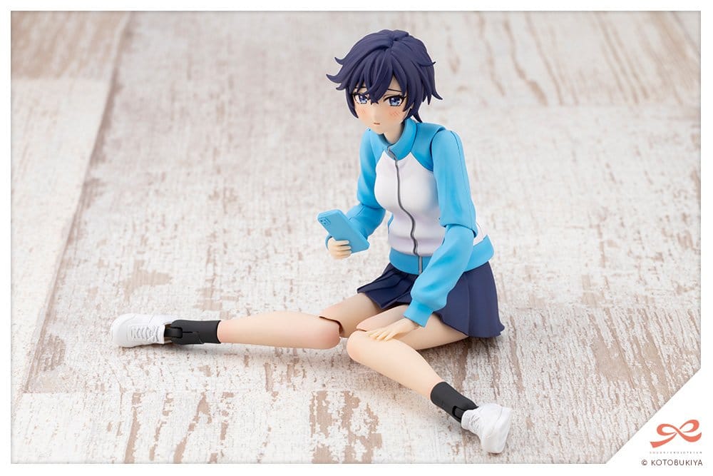Sousai Shojo Teien Plastmodellbyggsats 1/10 Rui Saotome Touou High School träningsdräkt 16 cm