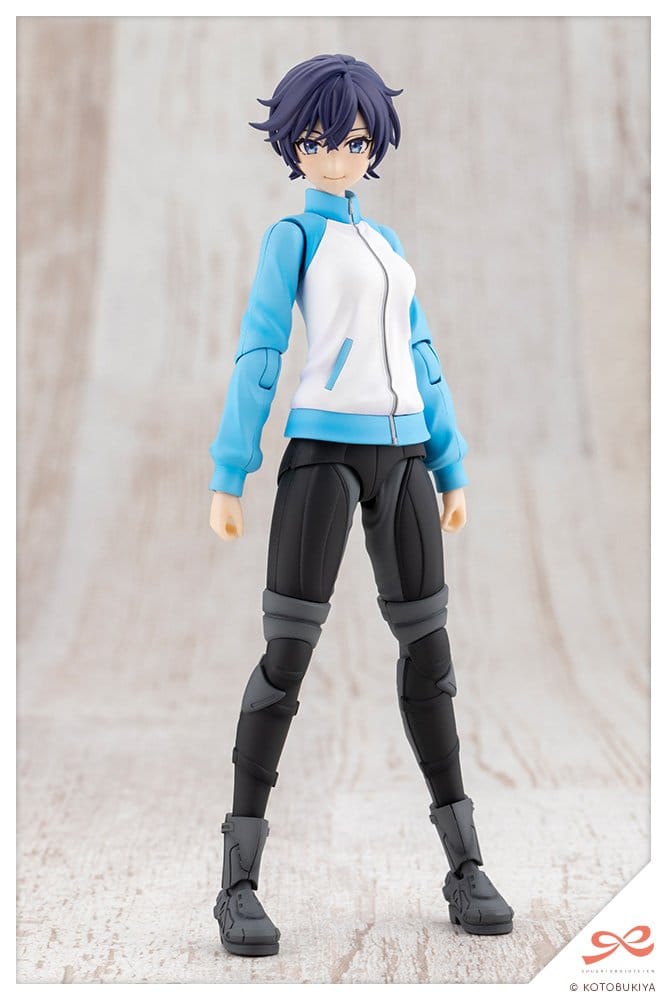 Sousai Shojo Teien Plastmodellbyggsats 1/10 Rui Saotome Touou High School träningsdräkt 16 cm