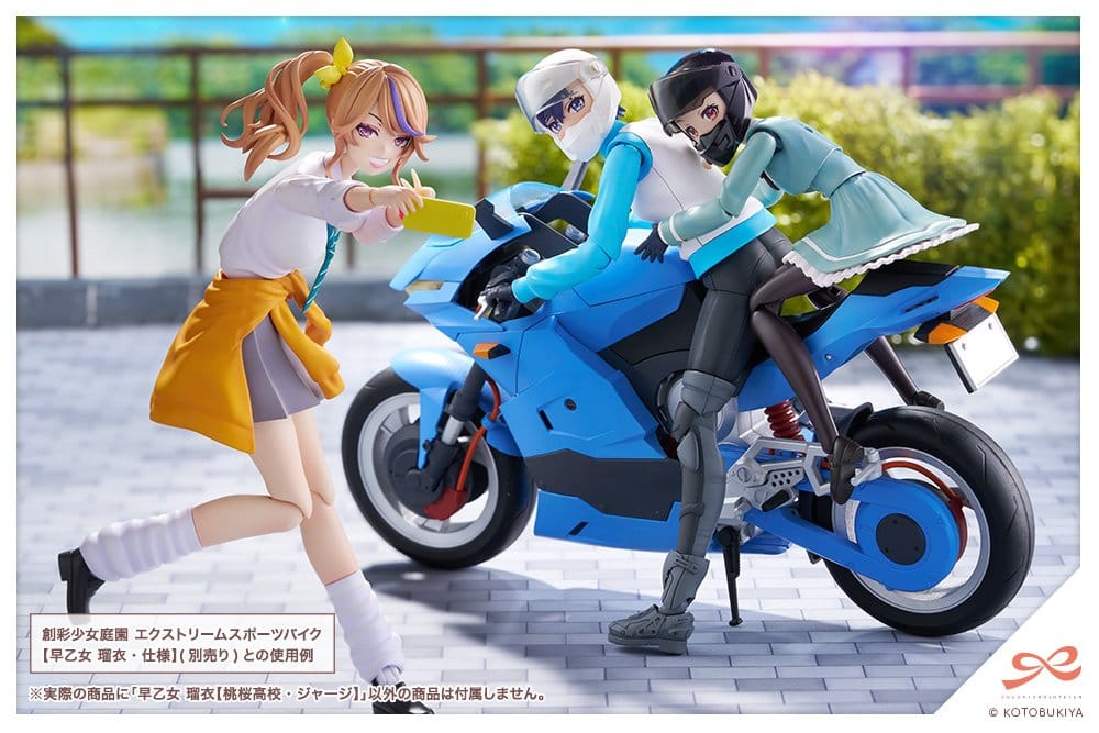 Sousai Shojo Teien Plastmodellbyggsats 1/10 Rui Saotome Touou High School träningsdräkt 16 cm