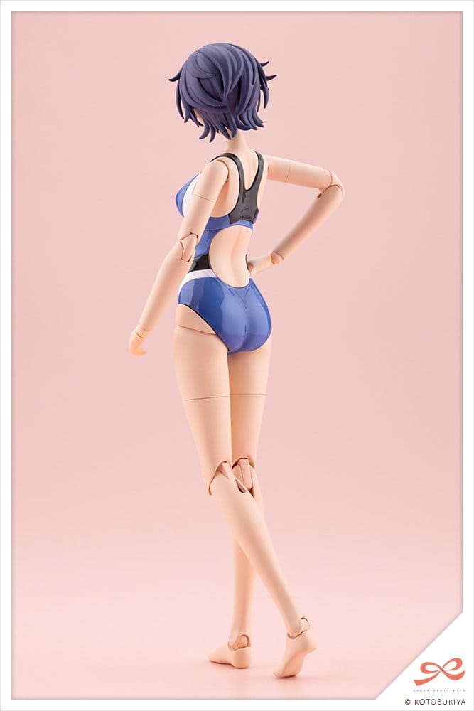 Sousaishojoteien Plastmodell 1/10 Rui Saotome Touou Gymnasiums Tävlingstätbaddräkt 16 cm