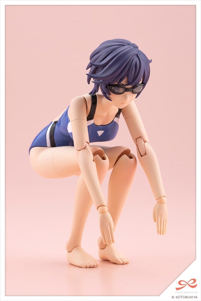Sousai Shojo Teien Plastic Model 1/10 Rui Saotome Touou High School Competition Swimsuit 16 cm