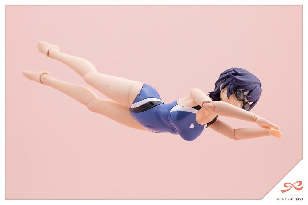 Sousai Shojo Teien Plastic Model 1/10 Rui Saotome Touou High School Competition Swimsuit 16 cm