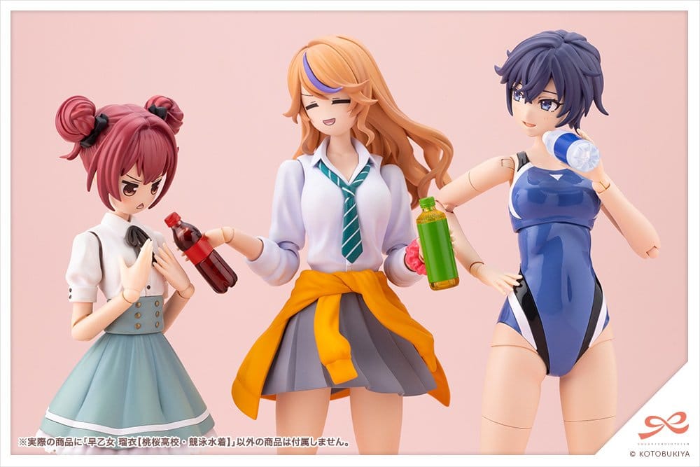 Sousai Shojo Teien Plastic Model 1/10 Rui Saotome Touou High School Competition Swimsuit 16 cm