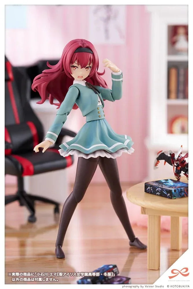 Sousai Shojo Teien Plastmodell 1/10 Emma Koishikawa (St. Iris Gakuen Flickskola Vinterkläder) 14 cm Kotobukiya