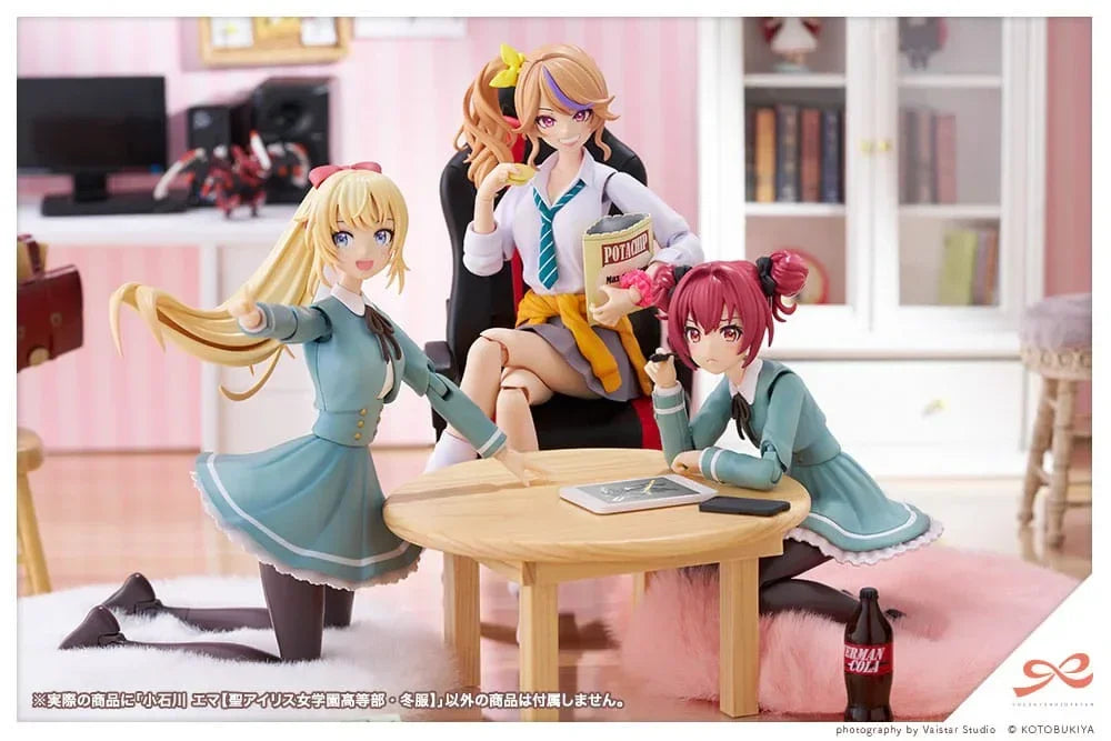 Sousai Shojo Teien Plastmodell 1/10 Emma Koishikawa (St. Iris Gakuen Flickskola Vinterkläder) 14 cm Kotobukiya