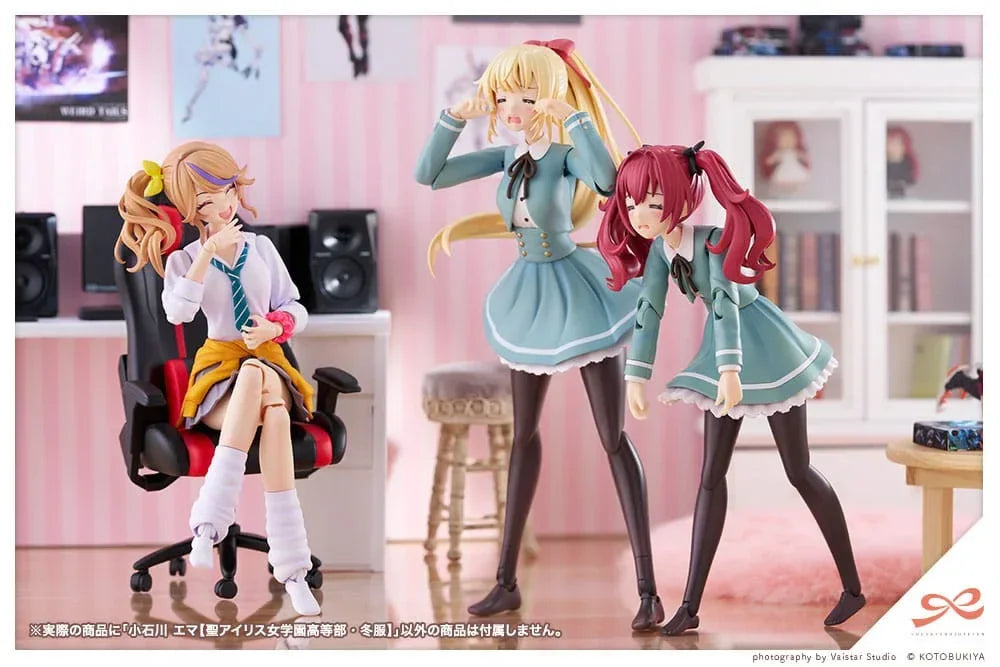 Sousai Shojo Teien Plastmodell 1/10 Emma Koishikawa (St. Iris Gakuen Flickskola Vinterkläder) 14 cm Kotobukiya