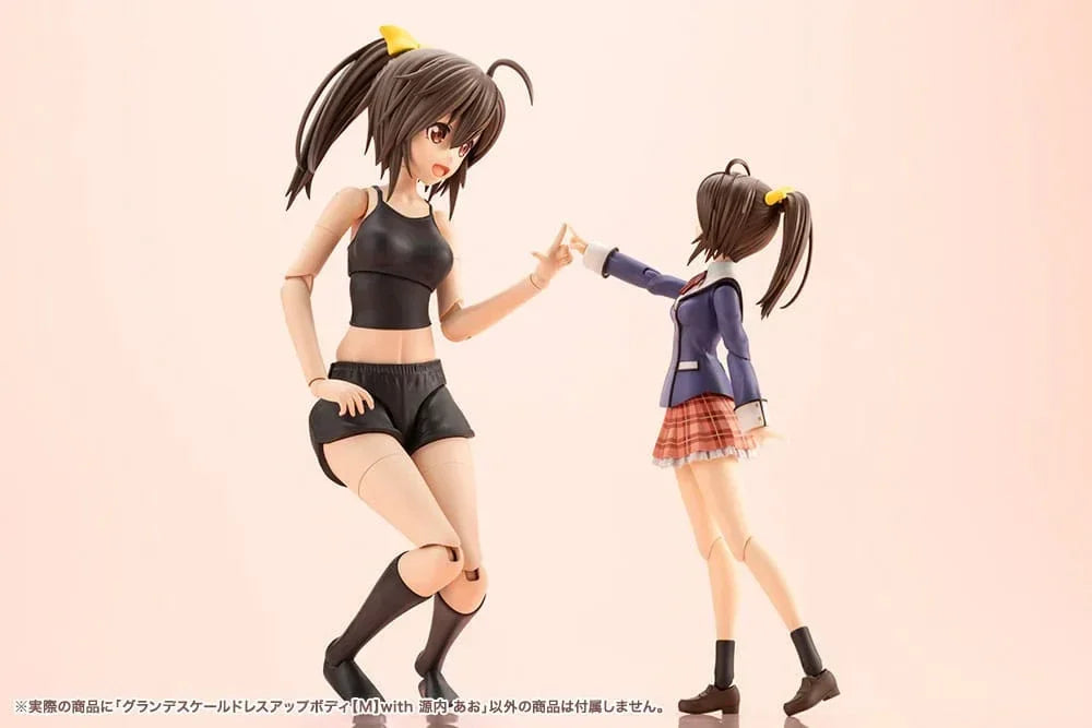 Sousai Shojo Teien Accessory Set för Actionfigur Grande Skala Klä Upp Kropp Storlek M med Ao Gennai Kotobukiya