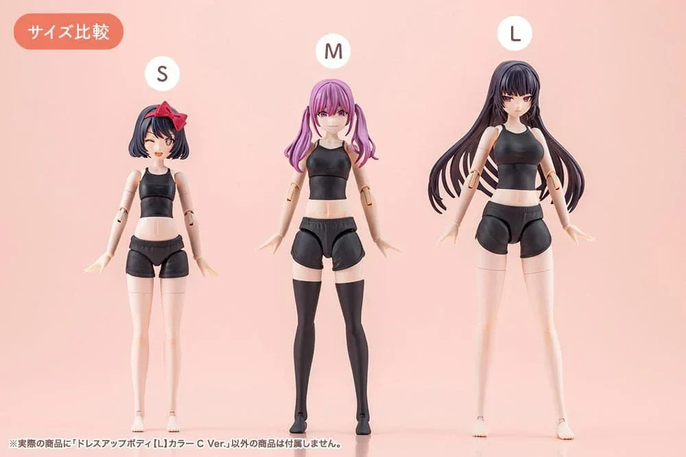 Sousai Shojo Teien Tillbehörsset för Action Figurr Klä Upp Kropp Färg C Ver. L Kotobukiya