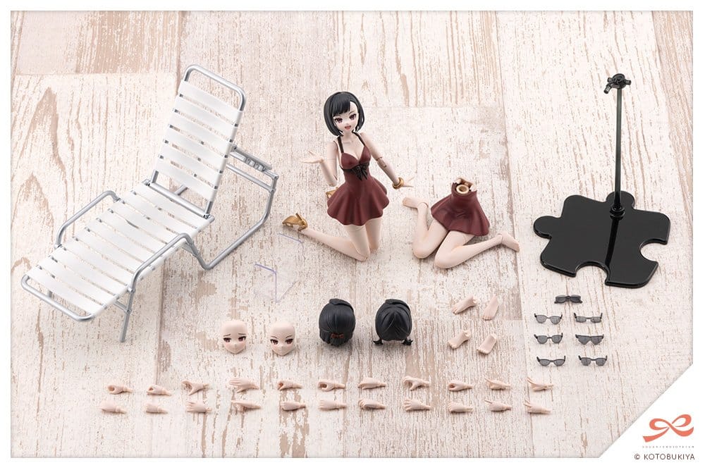 Sousaishojoteien plastbyggsats 1/10 Yomi badstil 16 cm