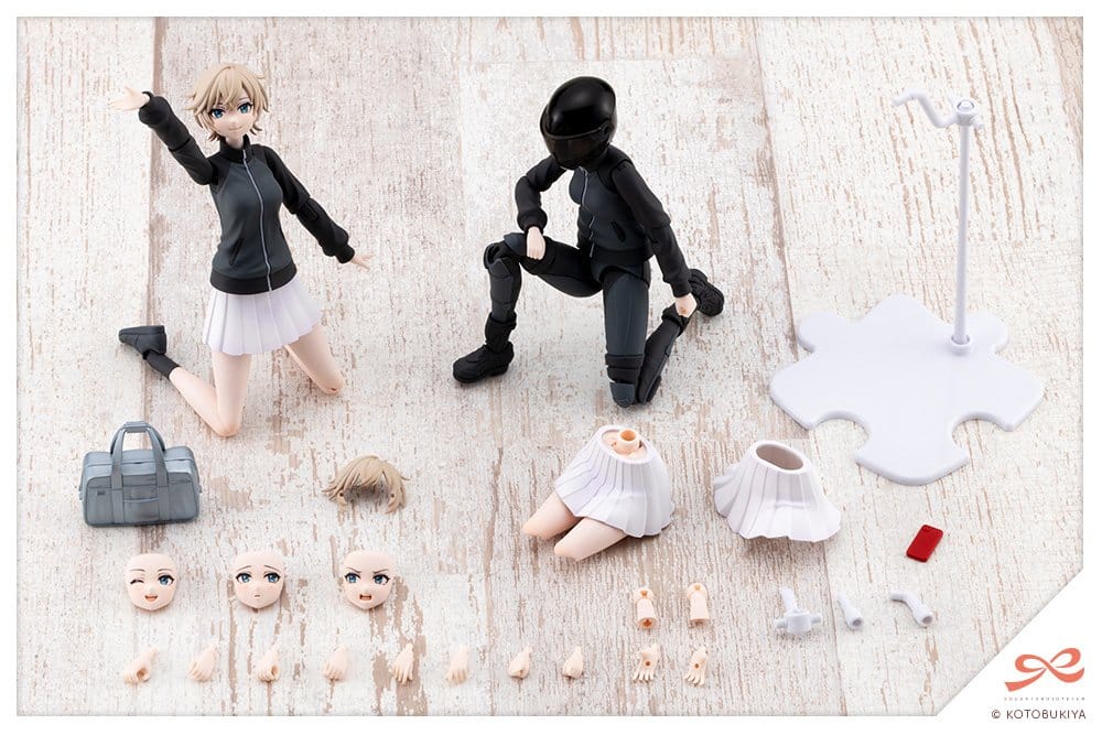 Sousai Shojo Teien Plastmodell-kit 1/10 Rui Saotome Touhou Gymnasie Tracksuit Drömstil Midnight Onyx 16 cm