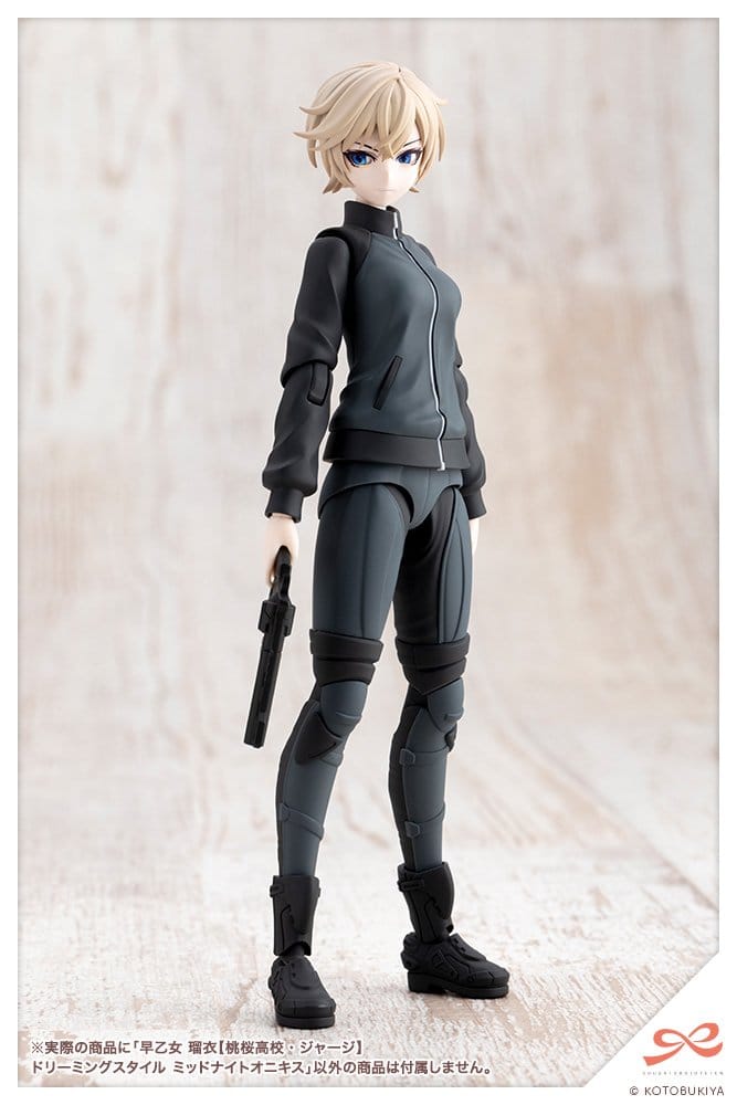 Sousai Shojo Teien Plastmodell-kit 1/10 Rui Saotome Touhou Gymnasie Tracksuit Drömstil Midnight Onyx 16 cm