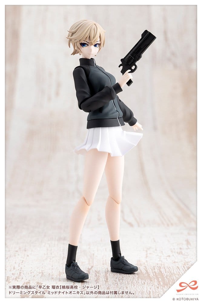 Sousai Shojo Teien Plastmodell-kit 1/10 Rui Saotome Touhou Gymnasie Tracksuit Drömstil Midnight Onyx 16 cm