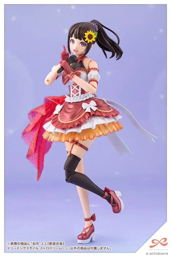 Sousai Shojo Teien Plastmodellkit 1/10 Yue Kisaragi Diva Kostym Drömmande Stil Jordgubbs Måne 16 cm Kotobukiya