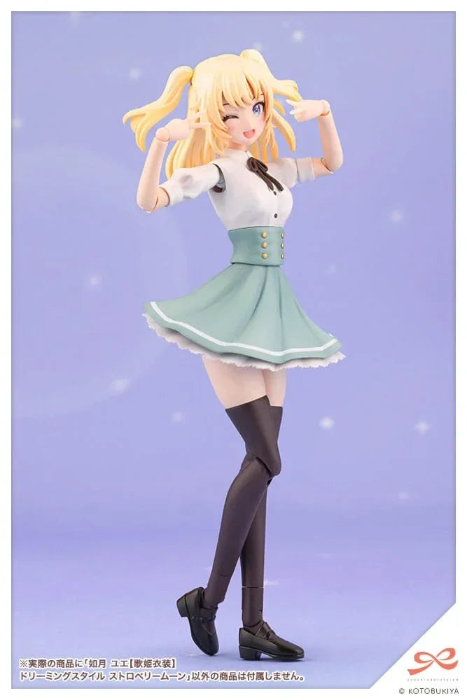 Sousai Shojo Teien Plastmodellkit 1/10 Yue Kisaragi Diva Kostym Drömmande Stil Jordgubbs Måne 16 cm Kotobukiya