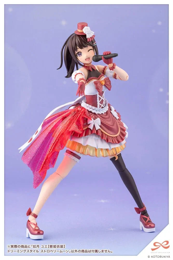 Sousai Shojo Teien Plastmodellkit 1/10 Yue Kisaragi Diva Kostym Drömmande Stil Jordgubbs Måne 16 cm Kotobukiya