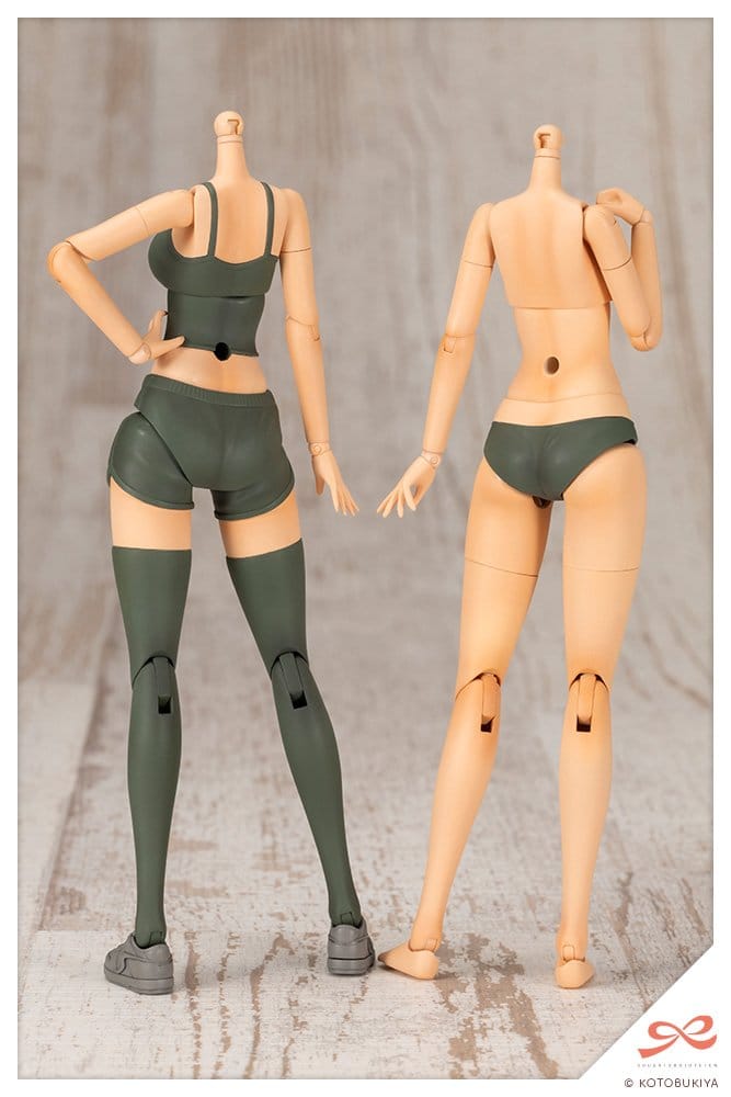 Sousai Shojo Teien Plastmodell Sats 1/10 Träningsvarg 16 cm