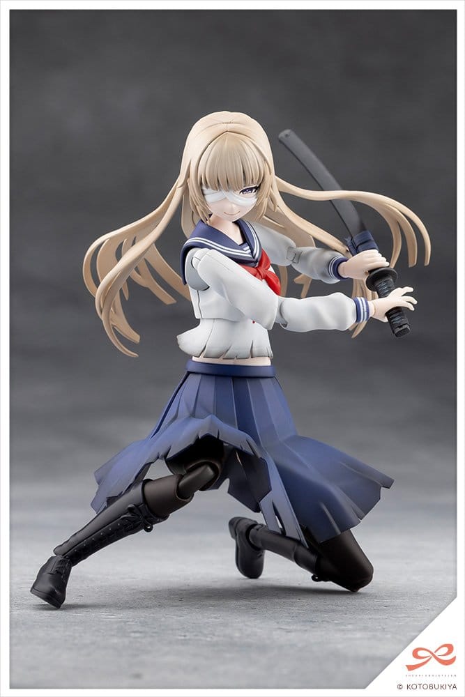 Sousai Shojo Teien Plastmodell 1/10 Kuon Yakushiji Maria Kagaribi Skadad Version Skolflicka Emulation 16 cm