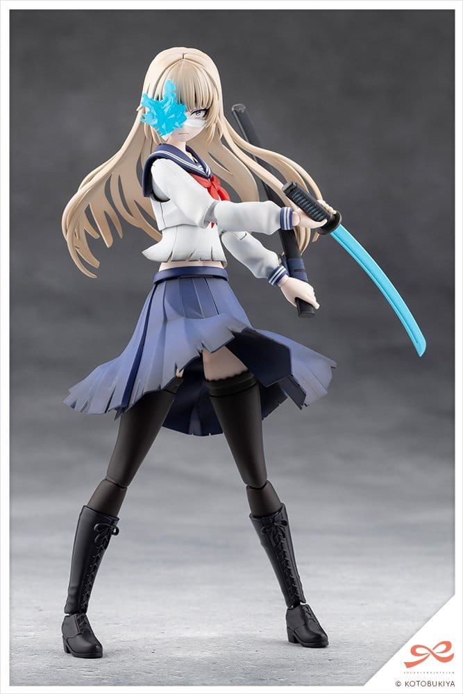 Sousai Shojo Teien Plastmodell 1/10 Kuon Yakushiji Maria Kagaribi Skadad Version Skolflicka Emulation 16 cm
