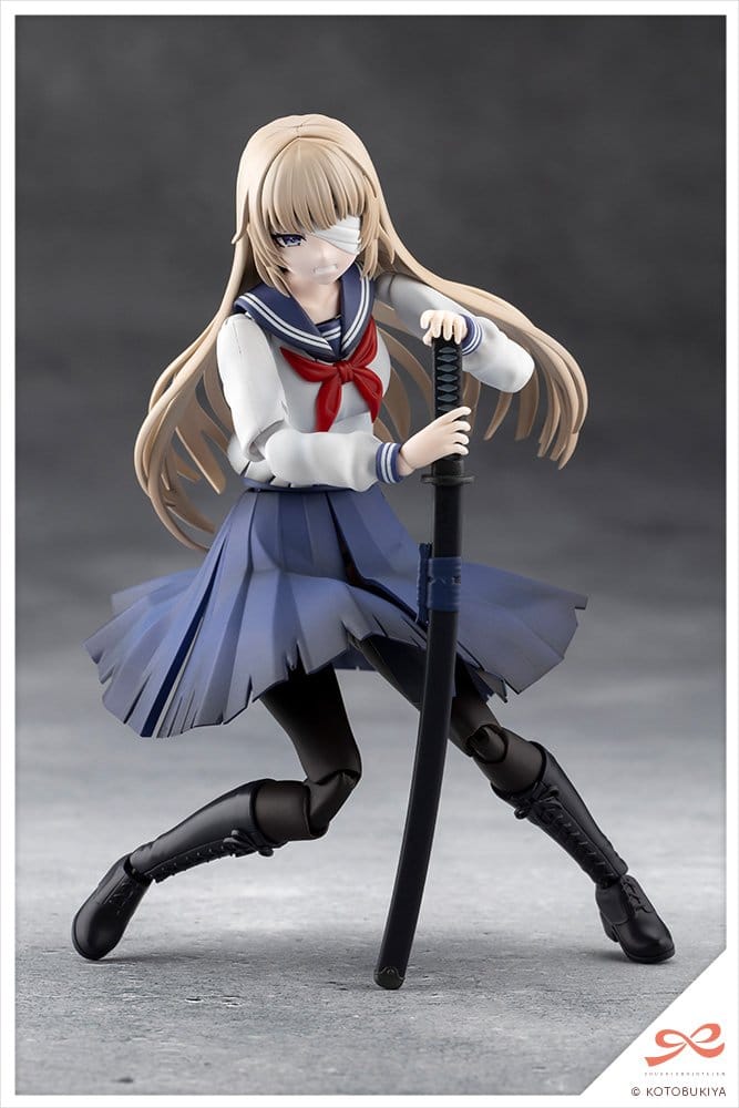 Sousai Shojo Teien Plastmodell 1/10 Kuon Yakushiji Maria Kagaribi Skadad Version Skolflicka Emulation 16 cm