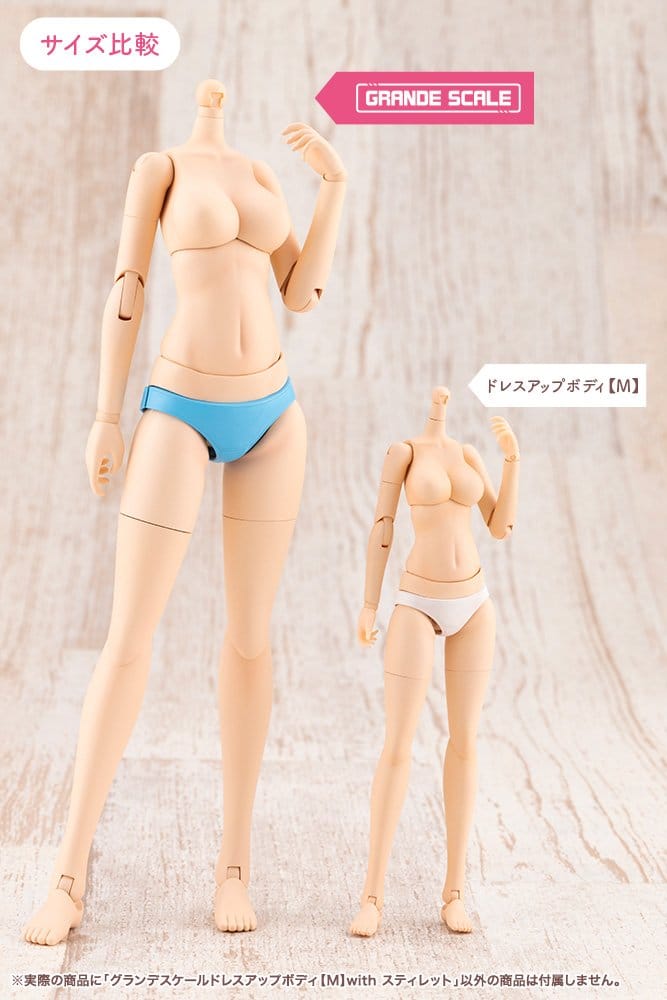 Sousaishojoteien Plastmodellbyggsats Grand Scale Dress Up Body M med Stylet 25 cm