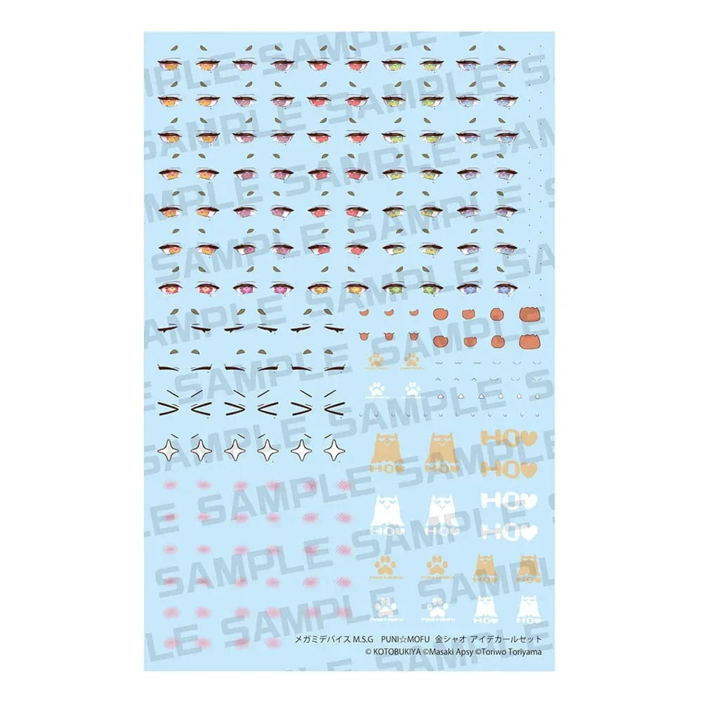 Megami Device M.S.G. Plastmodellkit 1/1 Puni Mofu Kin Xiao Ögdekaler Set