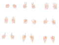 Megami Device M.S.G. Plastic Model Kit 09 Hand Set Skin Color C