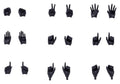 Megami Device M.S.G. Plastic Model Kit 1/1 09 Hand Set Skin Color Black