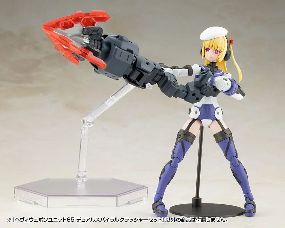 Kotobukiya M.S.G. Modellkit Tillbehörsset Heavy Weapon Unit 65 Dual Spiral Crusher Set Kotobukiya