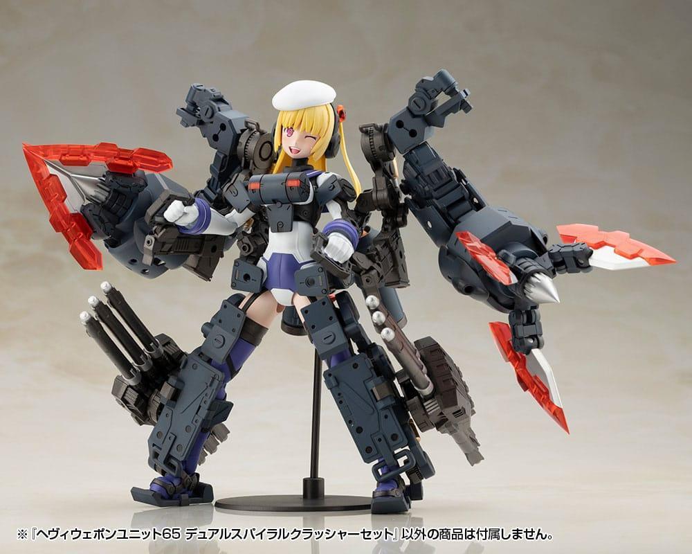 Kotobukiya M.S.G. Modellkit Tillbehörsset Heavy Weapon Unit 65 Dual Spiral Crusher Set Kotobukiya