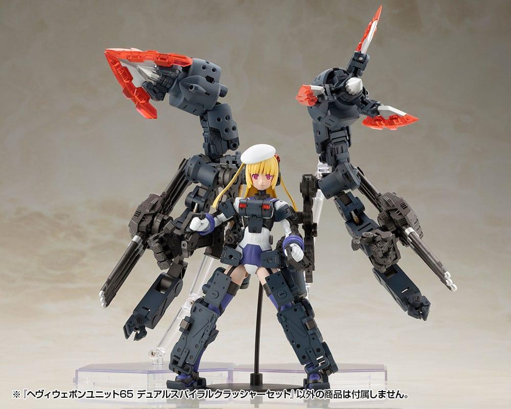 Kotobukiya M.S.G. Modellkit Tillbehörsset Heavy Weapon Unit 65 Dual Spiral Crusher Set Kotobukiya
