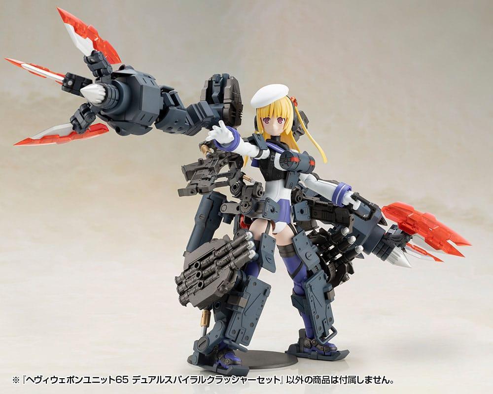 Kotobukiya M.S.G. Modellkit Tillbehörsset Heavy Weapon Unit 65 Dual Spiral Crusher Set Kotobukiya
