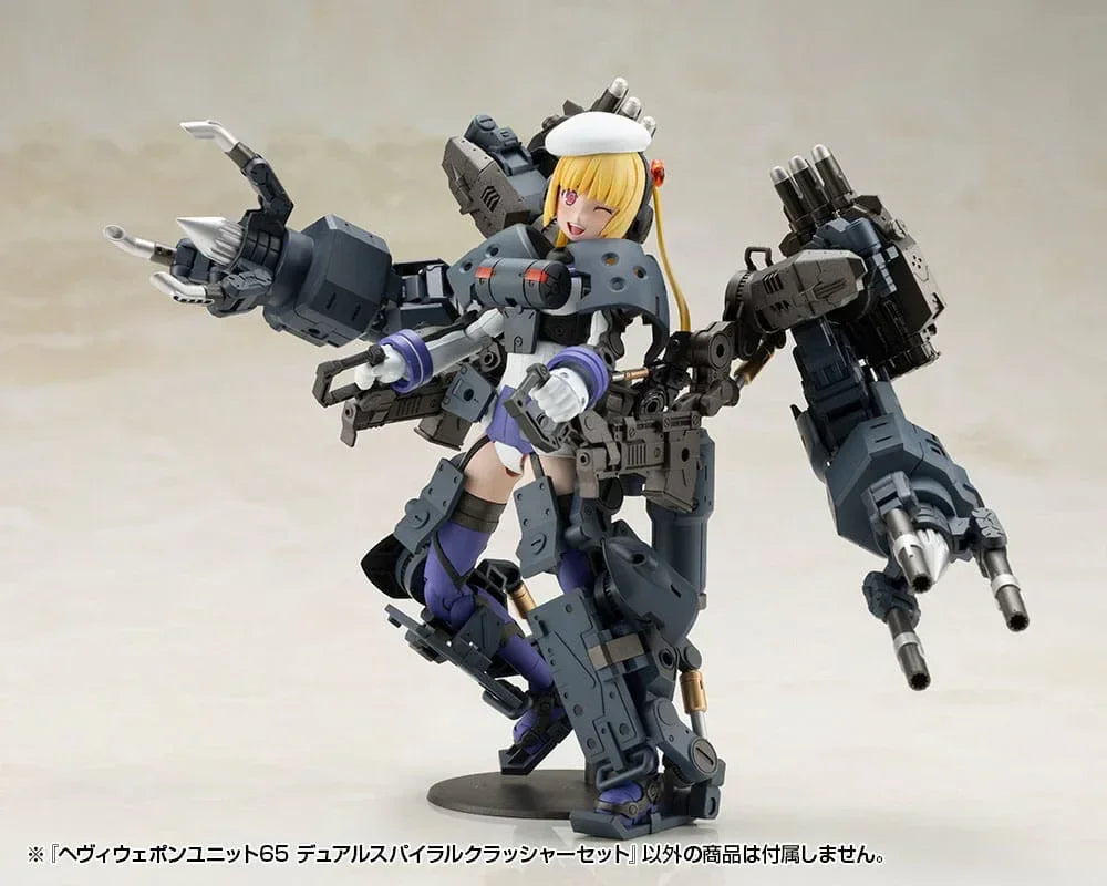 Kotobukiya M.S.G. Modellkit Tillbehörsset Heavy Weapon Unit 65 Dual Spiral Crusher Set Kotobukiya