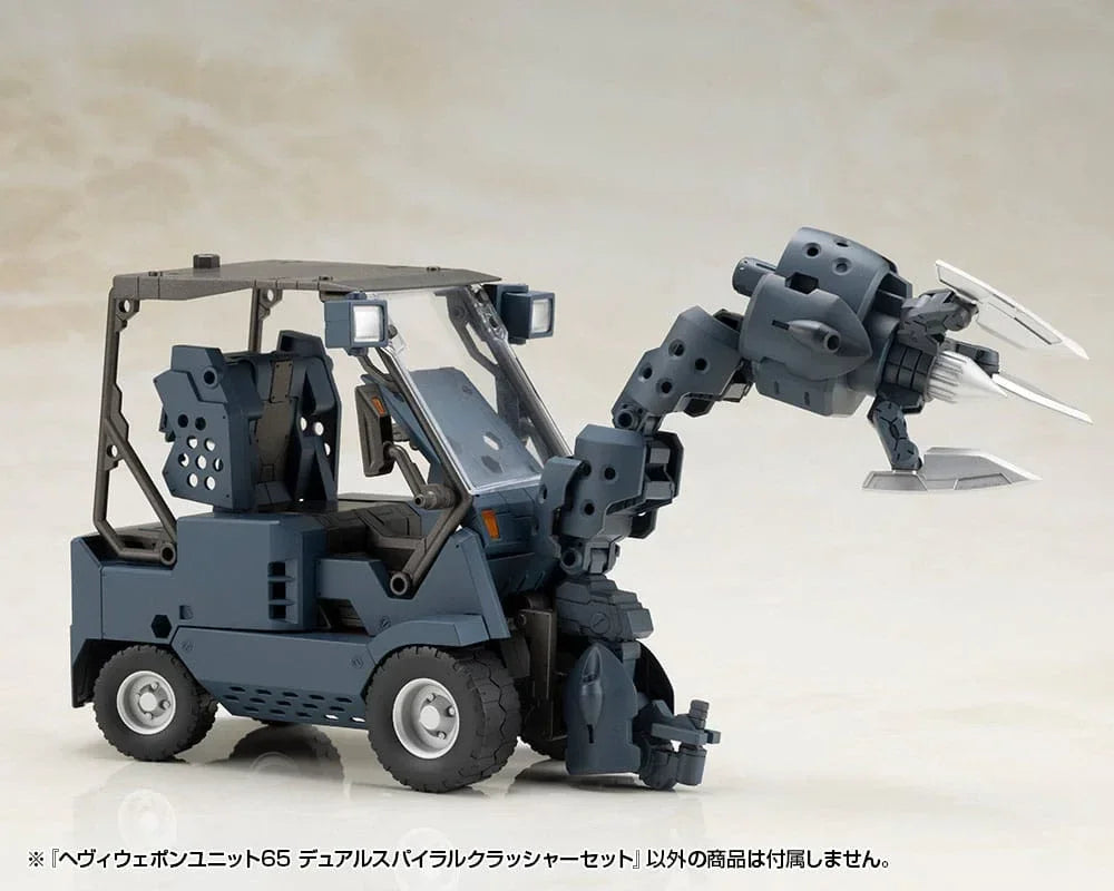 Kotobukiya M.S.G. Modellkit Tillbehörsset Heavy Weapon Unit 65 Dual Spiral Crusher Set Kotobukiya
