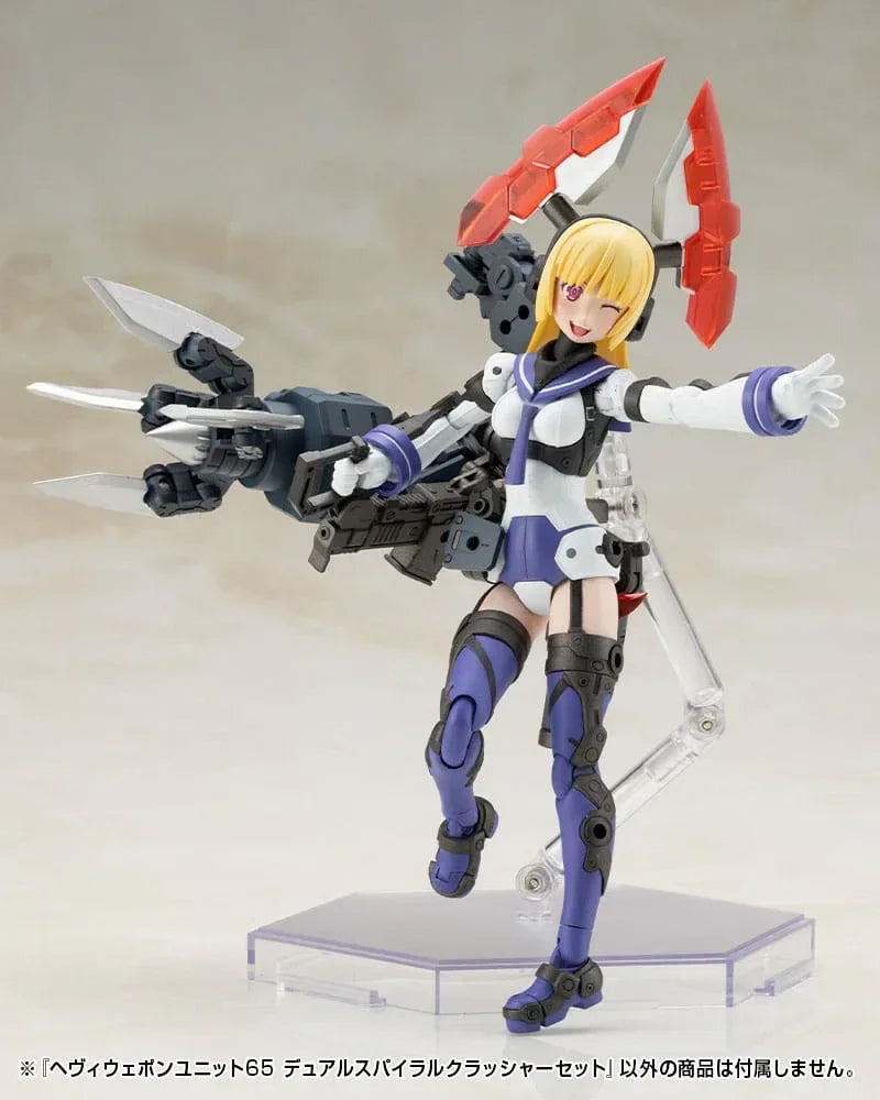 Kotobukiya M.S.G. Modellkit Tillbehörsset Heavy Weapon Unit 65 Dual Spiral Crusher Set Kotobukiya